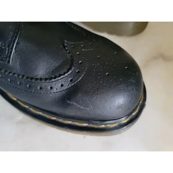 Dr. Martens 11845 Black Leather Oxford Dress Shoes Men’s US 10 W 11 UK 9 Y2k Vtg